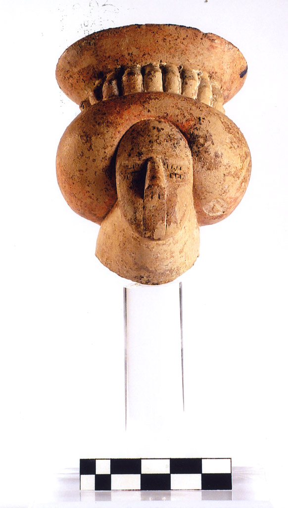 testina femminile - Neolitico Medio Avanzato/ Serra d'Alto (Millennio IV)