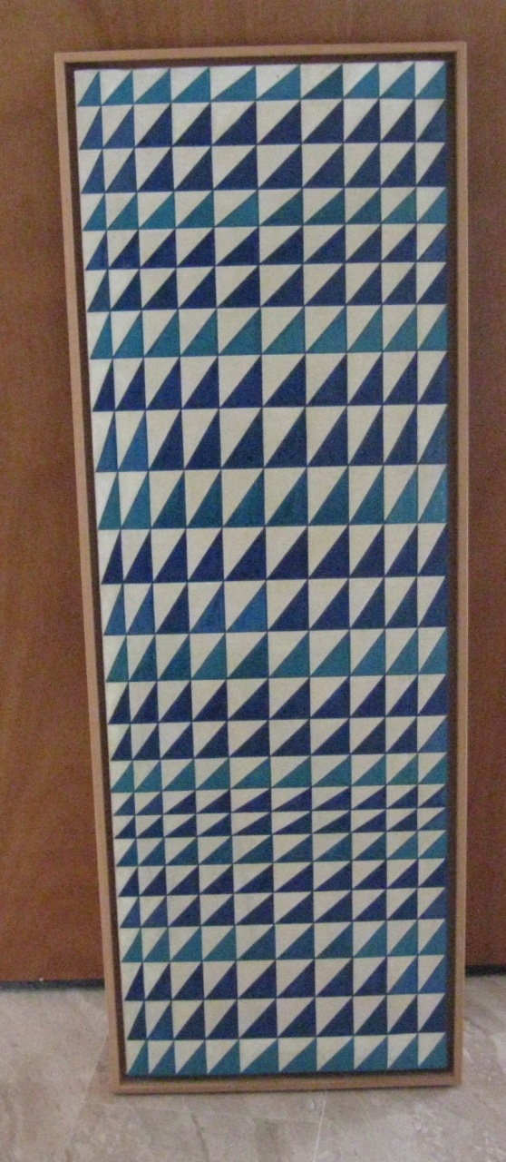 3 azzurri, soggetto assente (dipinto) di Drei Lia (XX)