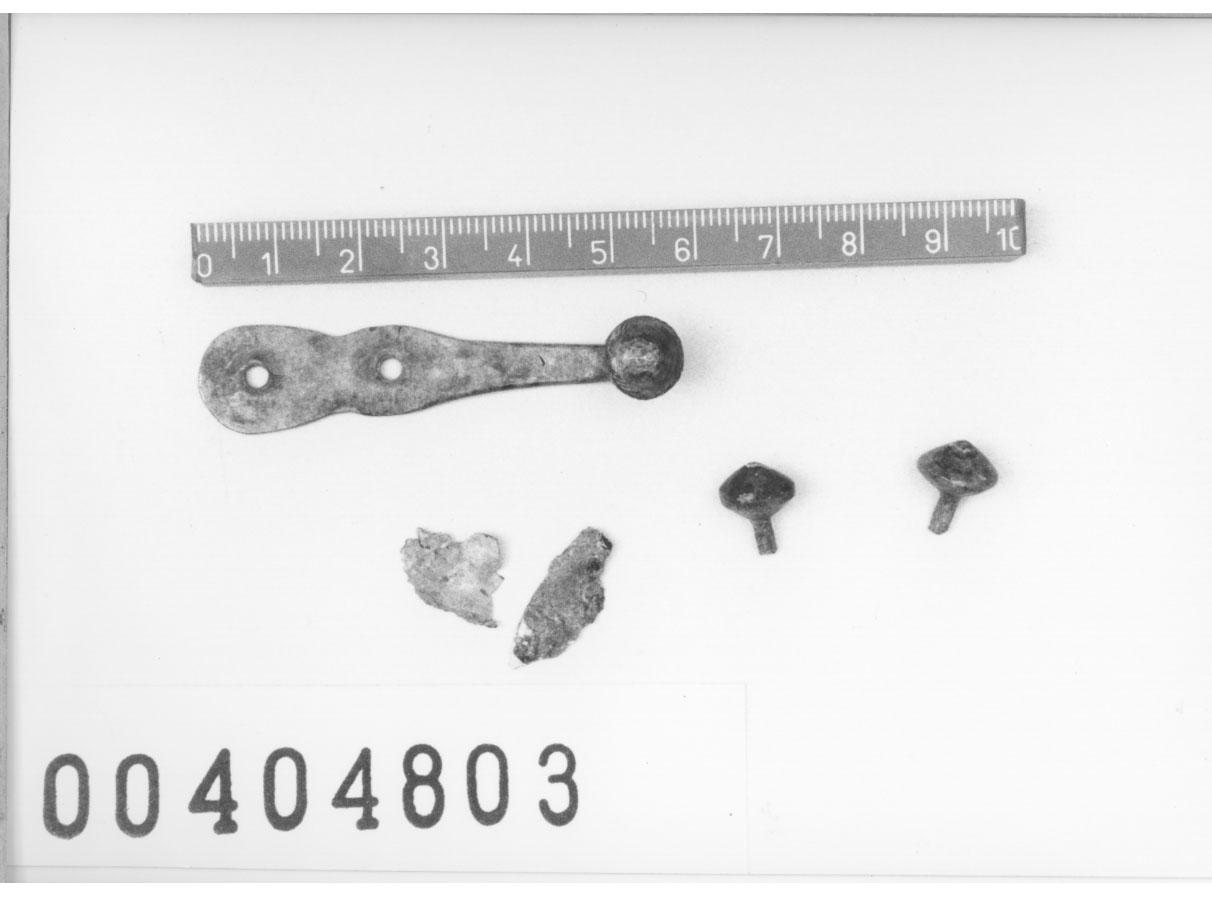 Gancio di cinturone (Seconda metÍ, Prima metÍ VII a.C, VI a.C)