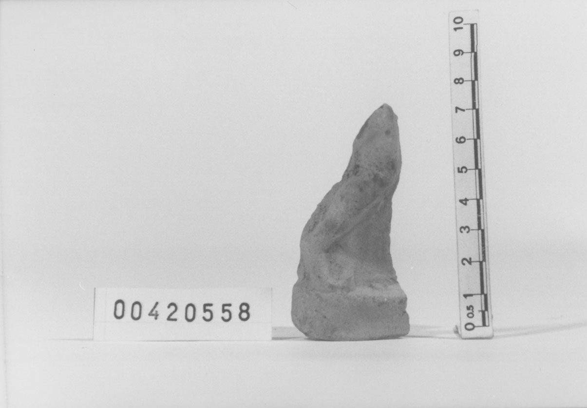 Statuetta votiva/ frammento (Fine, Inizio IV a.C, III a.C)