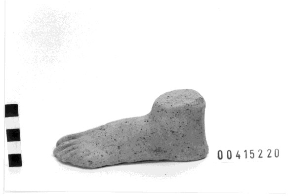 Piede sinistro (Votivo anatomico) (III a.C, II a.C)