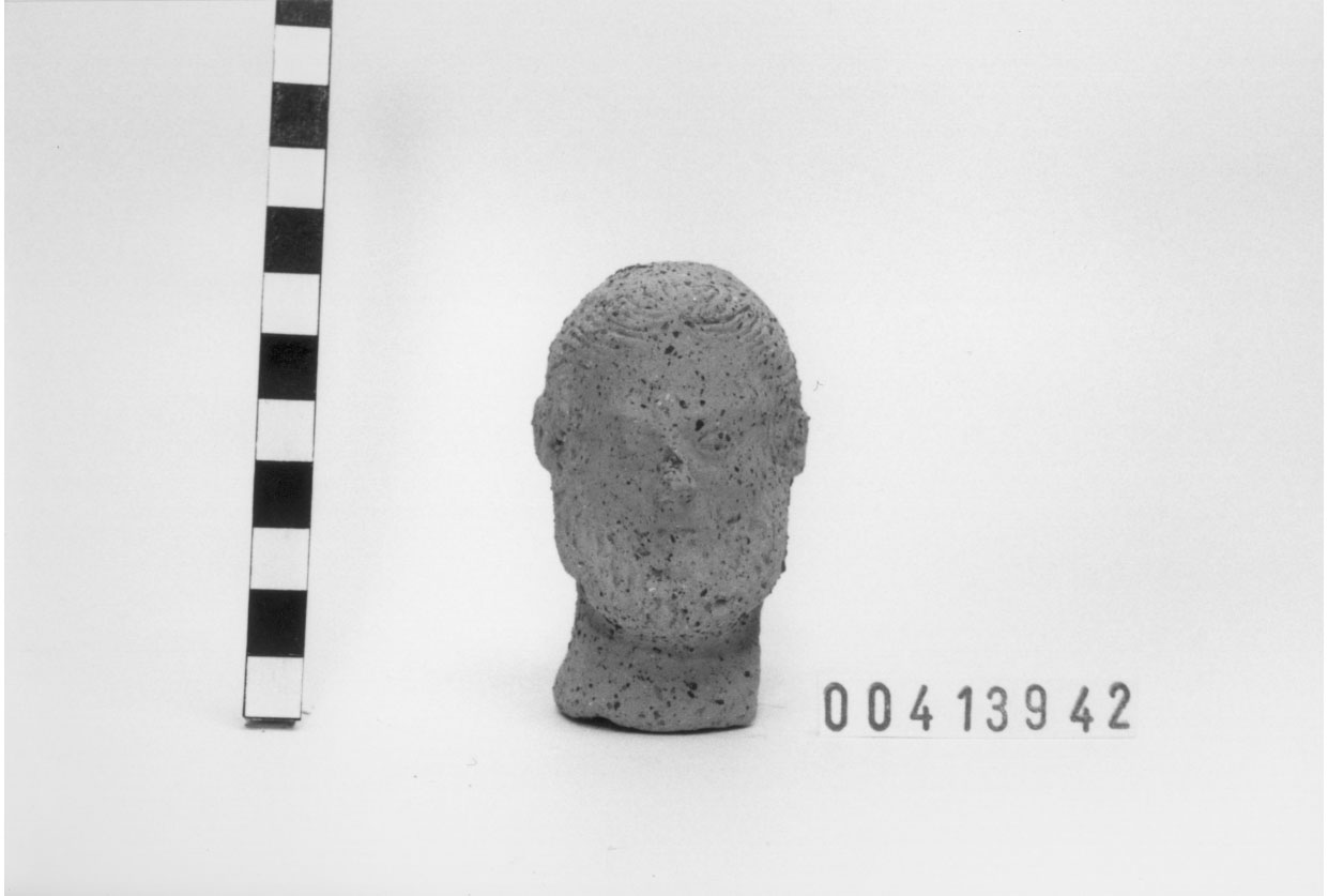 Figura maschile (Testa votiva) (III a.C, II a.C)