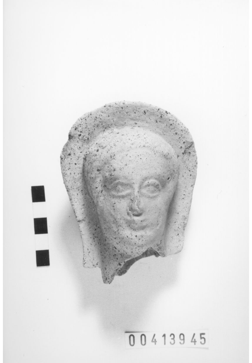 Figura femminile velata (Testa votiva) (III a.C, II a.C)