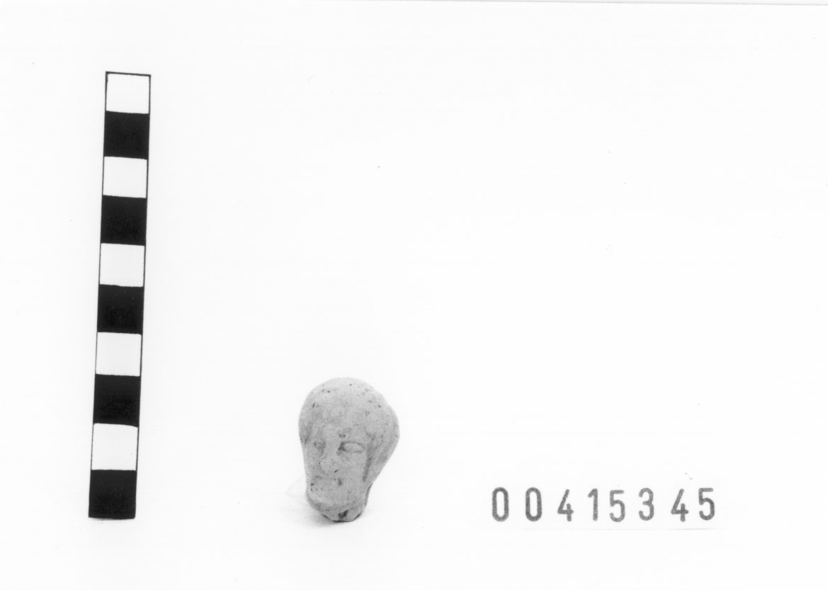 Figura maschile (Statuetta votiva/ frammento) (II a.C)