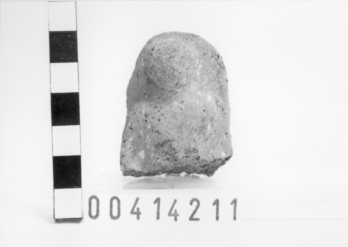 Figura maschile (Statuetta votiva/ frammento) (III a.C, II a.C)