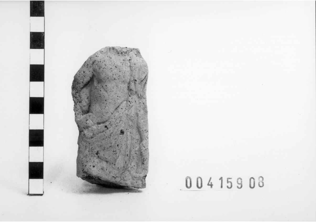 Figura maschile (Statuetta votiva/ frammento) (III a.C, II a.C)