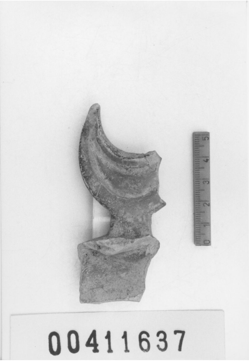 Ansa di lucerna a volute (Inizio I d.C, II d.C)