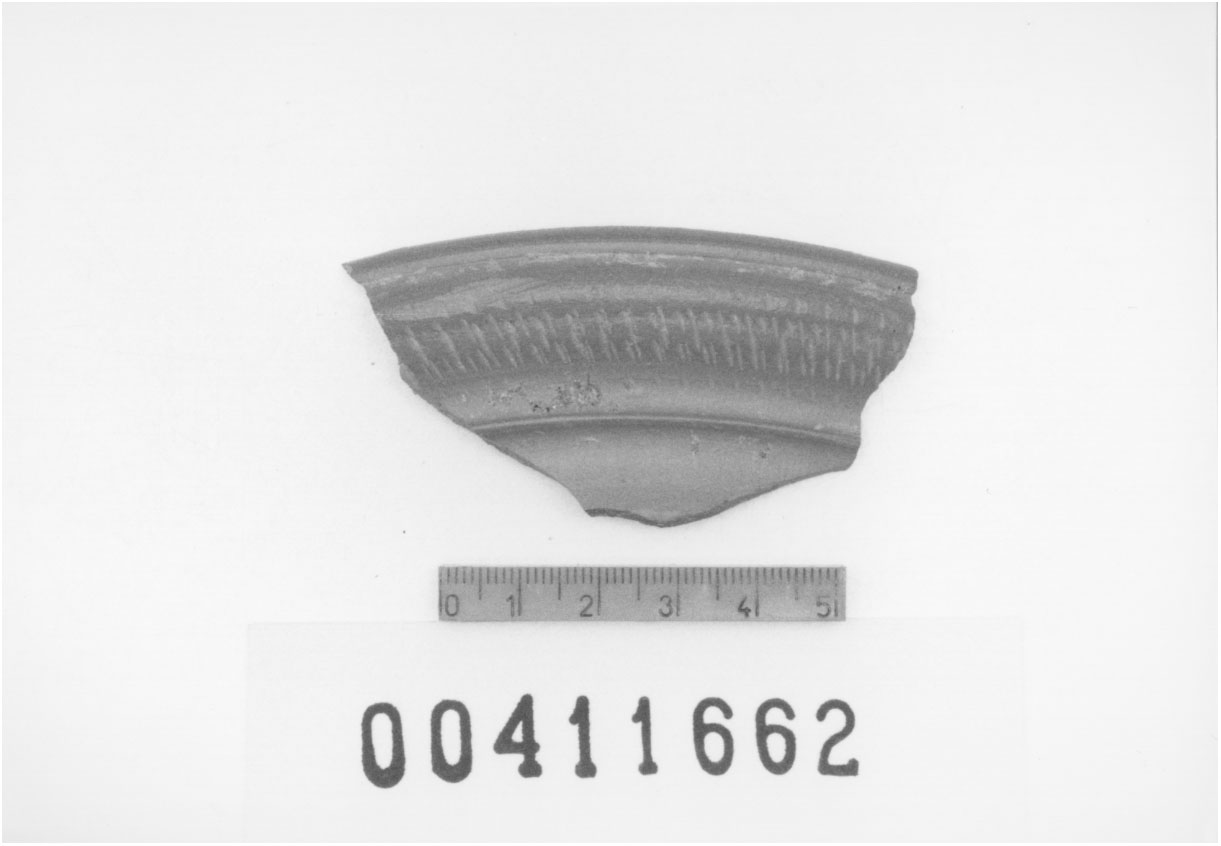 Orlo di coppa, Lamboglia, 1, b (Seconda metÍ, Inizio II d.C, III d.C)