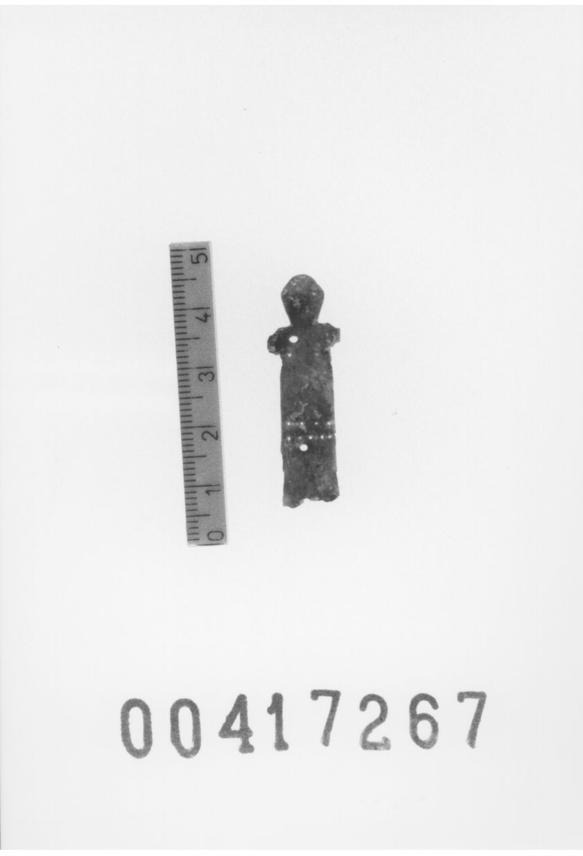 Figura antropomorfa (Lamina) (Fine VII a.C, VI a.C)