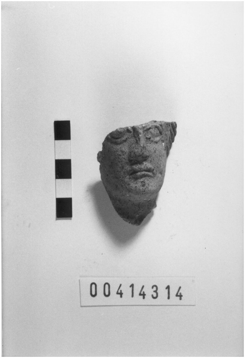 Testa votiva/ frammento (III a.C, II a.C)