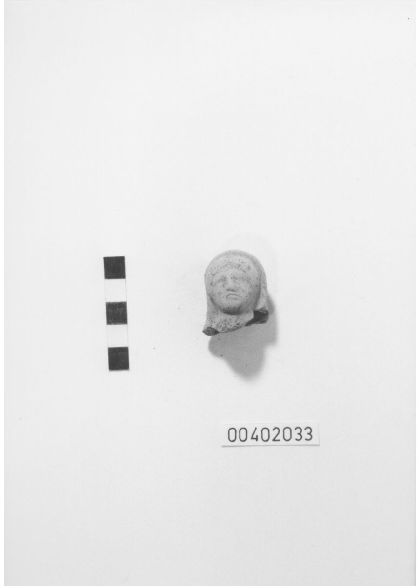 Figura femminile (Statuetta votiva/ frammento) (III a.C, II a.C)