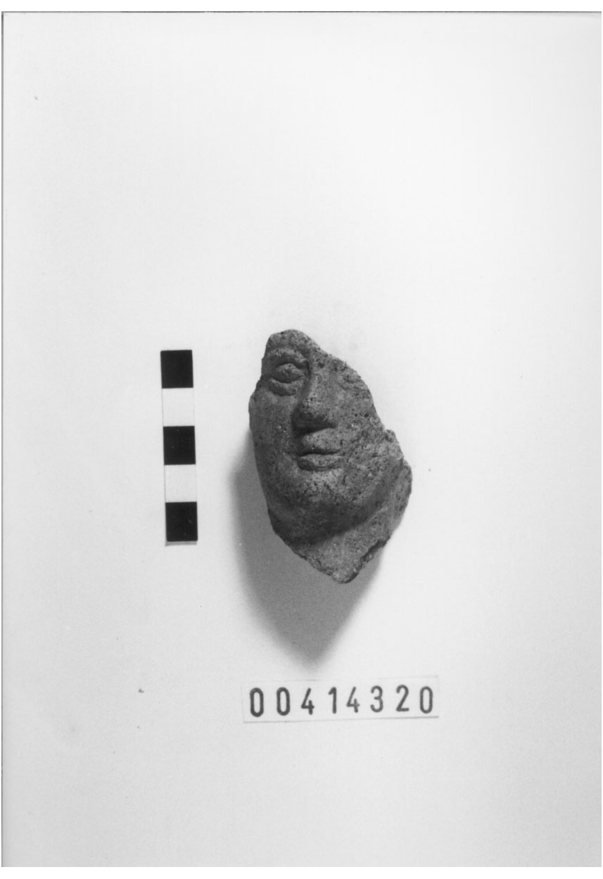 Testa votiva/ frammento (III a.C, II a.C)