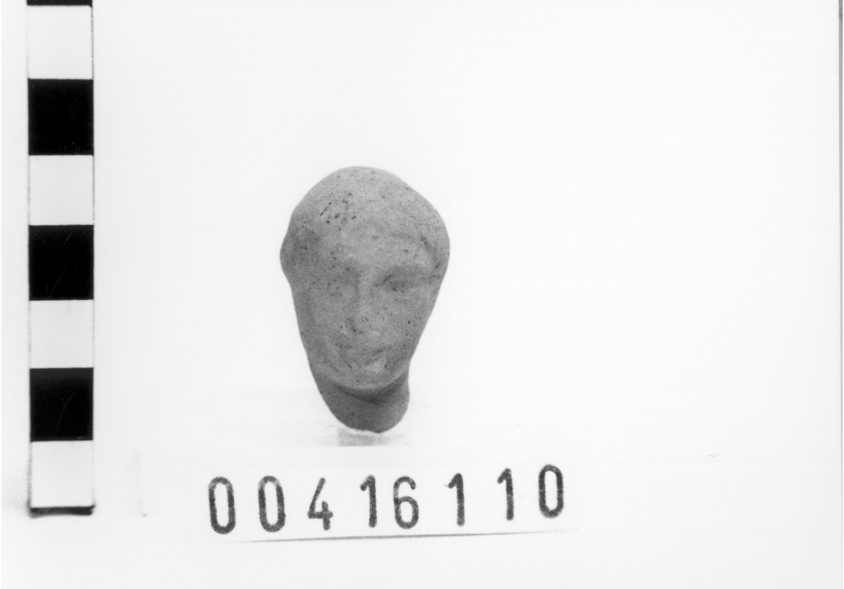 Figura maschile (Statuetta votiva/ frammento) (II a.C)