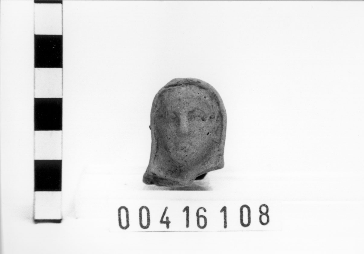 Figura maschile (Statuetta votiva/ frammento) (II a.C)