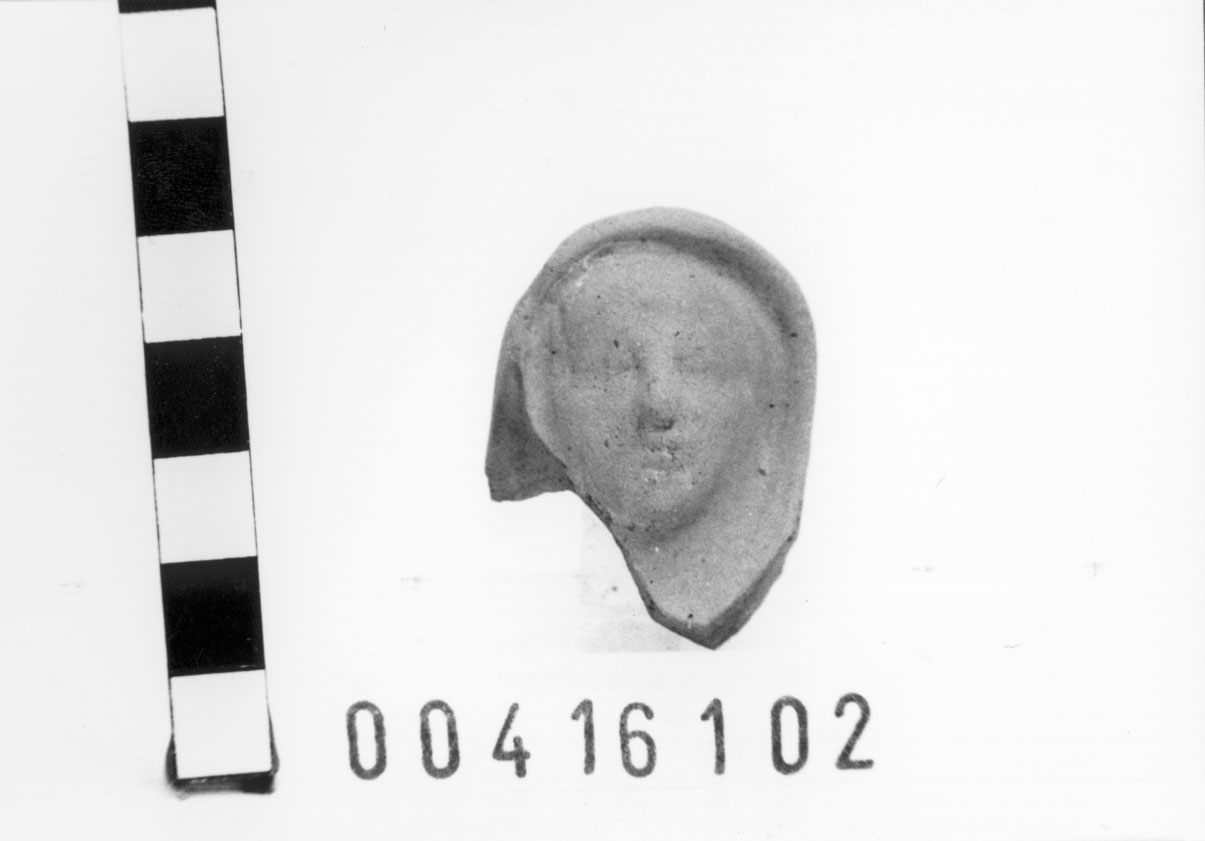 Figura maschile (Statuetta votiva/ frammento) (II a.C)