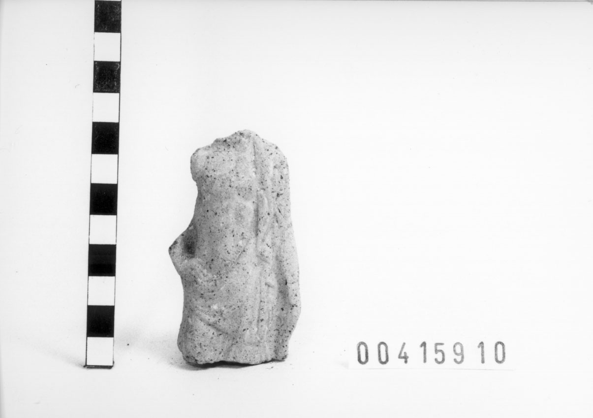 Figura maschile (Statuetta votiva/ frammento) (III a.C, II a.C)