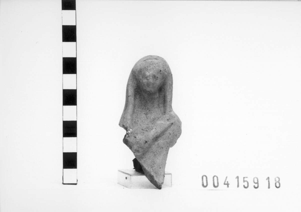 Figura maschile (Statuetta votiva/ frammento) (II a.C)