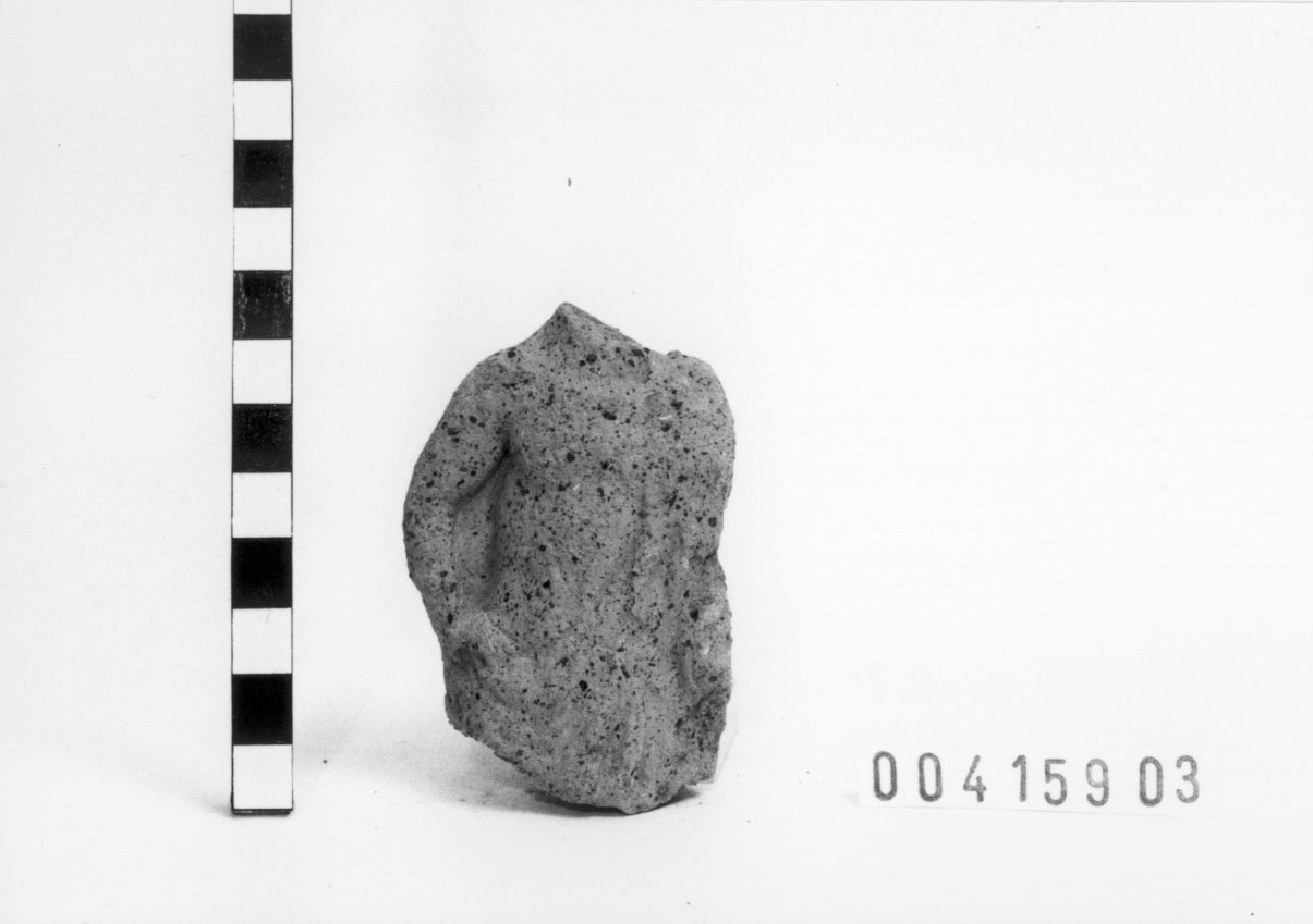 Figura maschile (Statuetta votiva/ frammento) (III a.C, II a.C)
