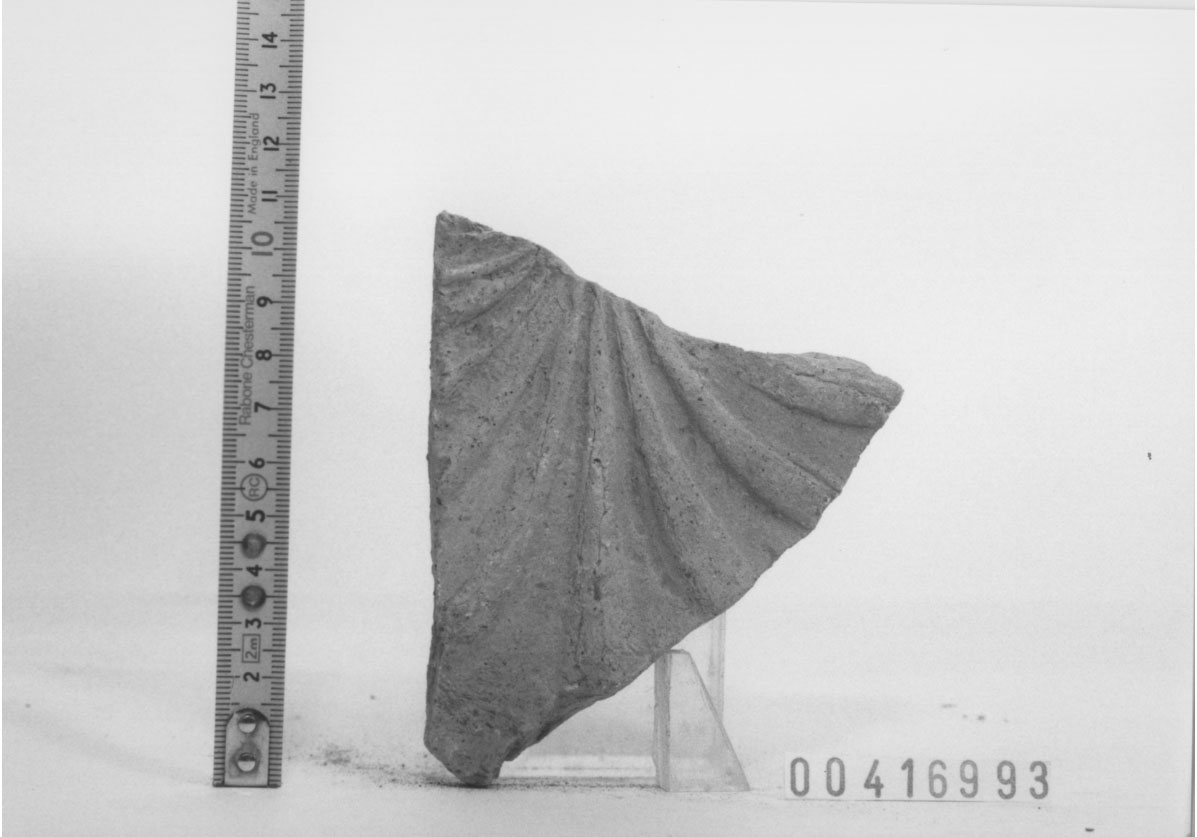 Lastra di rivestimento/ frammento (II a.C, I a.C)