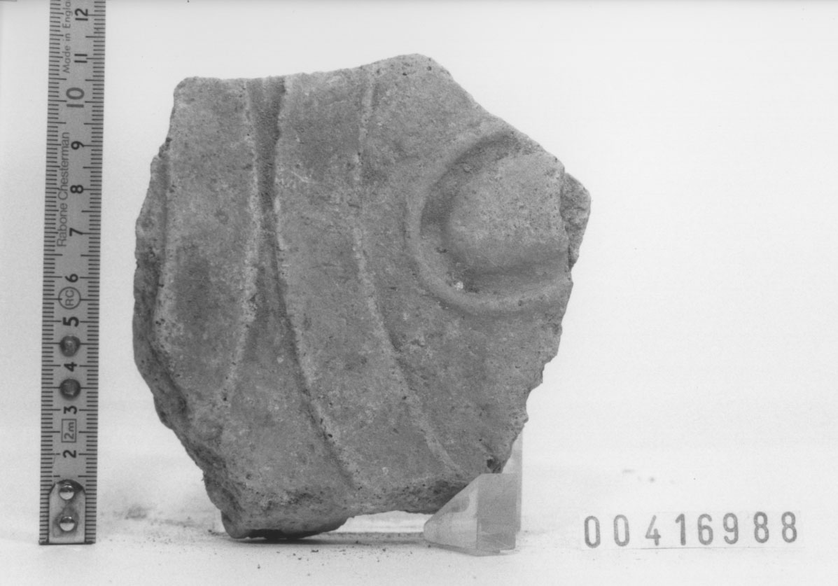 Lastra di rivestimento/ frammento (III a.C, II a.C)