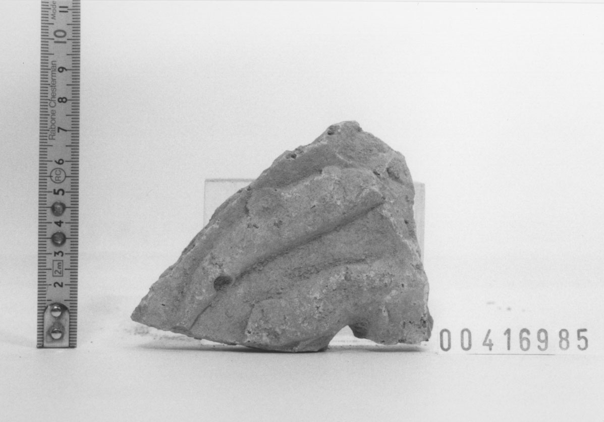 Lastra di rivestimento/ frammento (III a.C, II a.C)