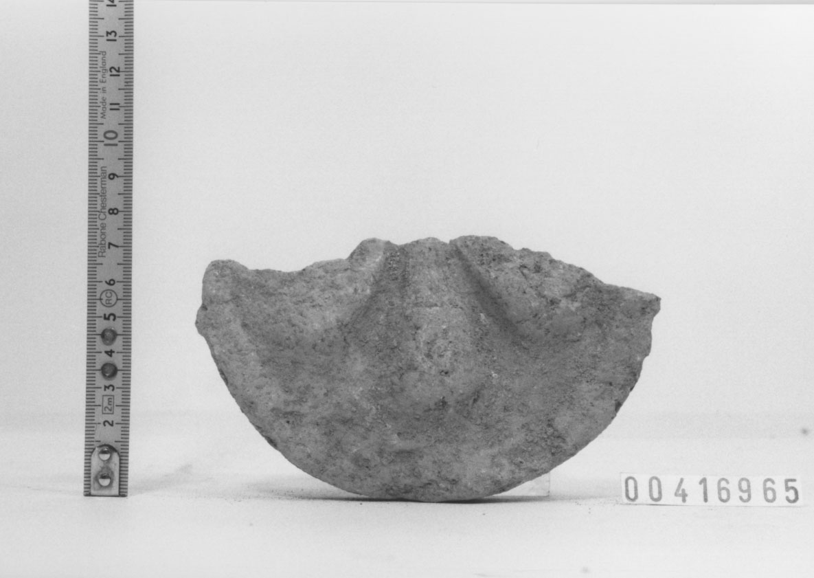 Lastra di rivestimento/ frammento (III a.C, II a.C)