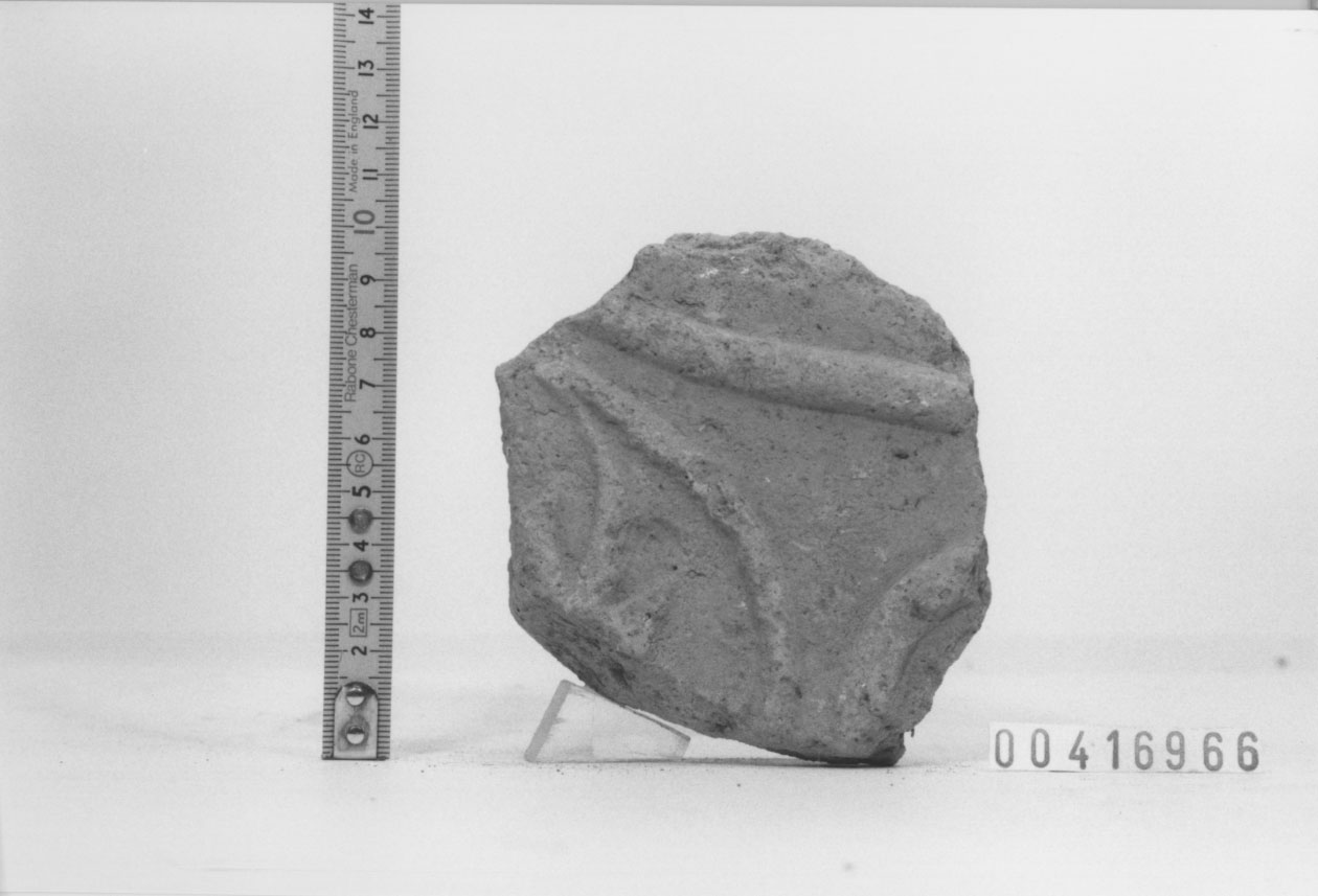 Lastra di rivestimento/ frammento (III a.C, II a.C)