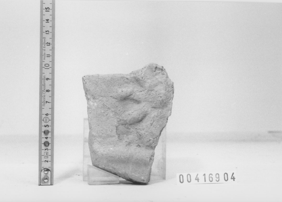 Lastra di rivestimento/ frammento (III a.C, II a.C)