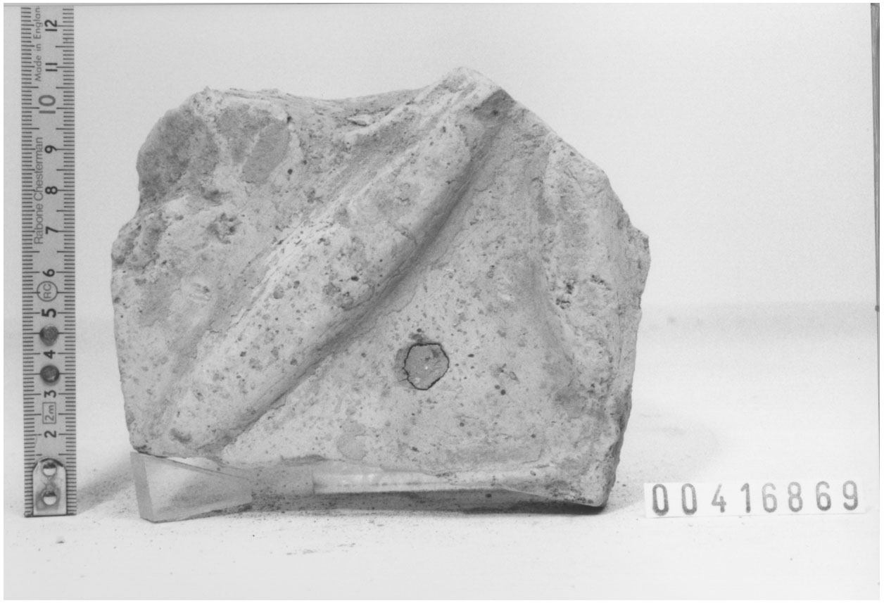 Lastra di rivestimento/ frammento (III a.C, II a.C)