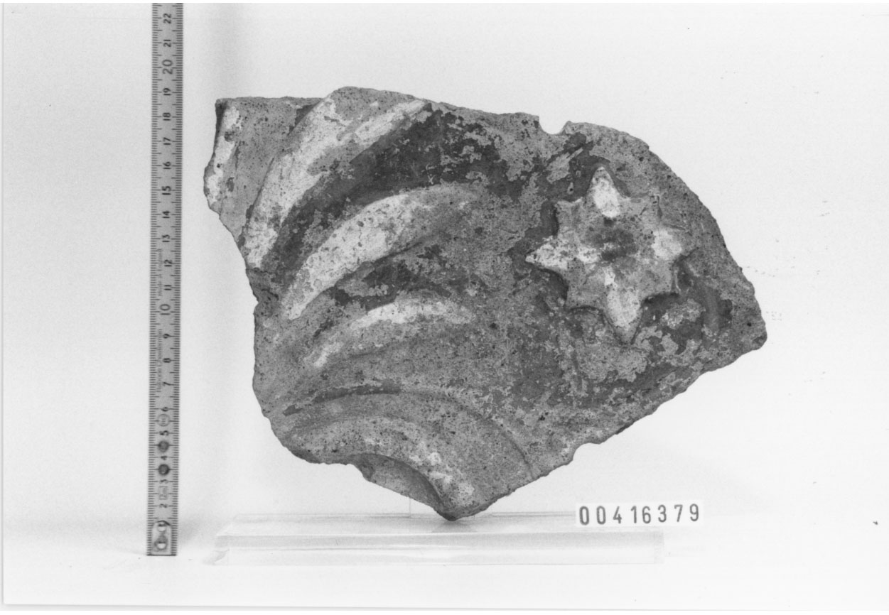 Lastra di rivestimento/ frammento (III a.C, II a.C)