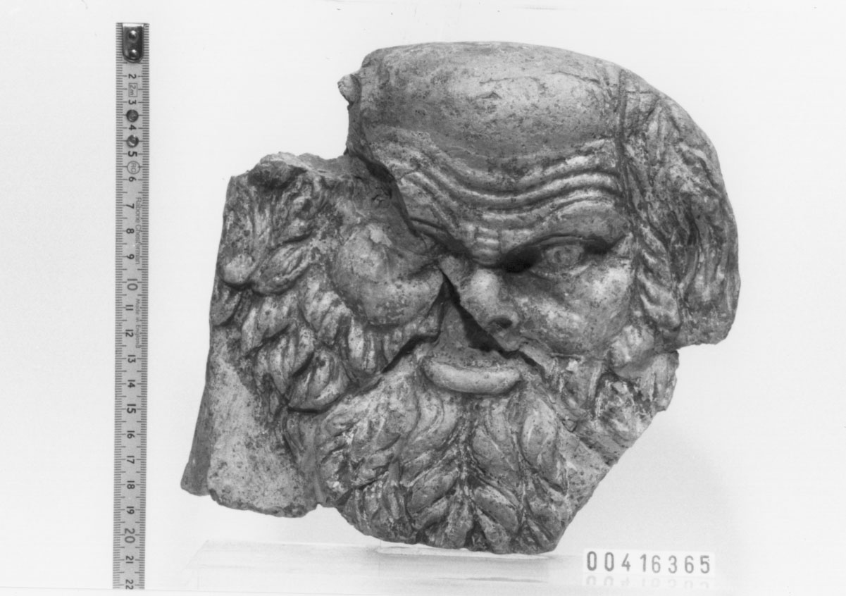 Sileno (Antefissa/ frammento) (II a.C, I a.C)