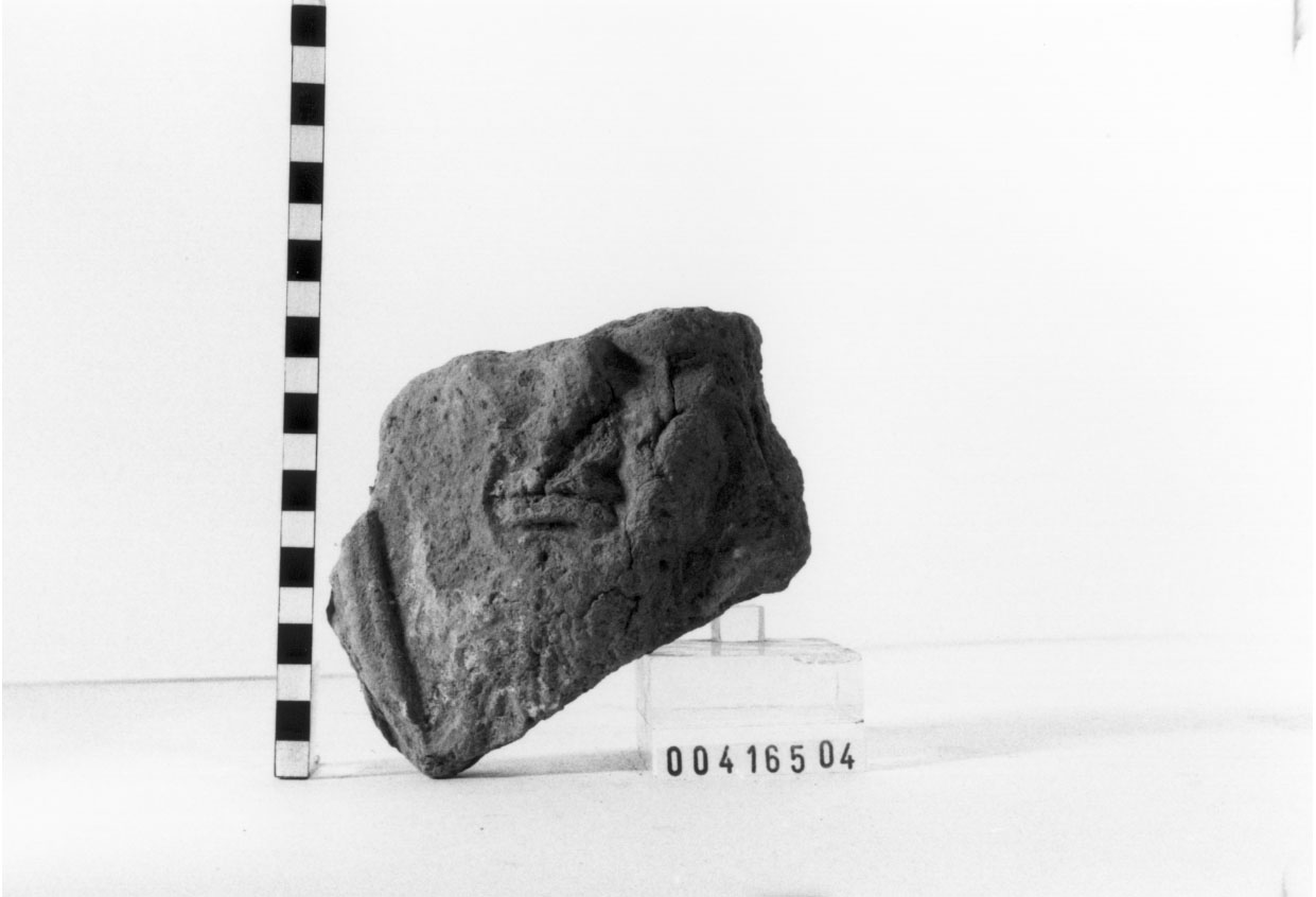 Mitologia greco-romana: Sileno (?) (Lastra di rivestimento/ frammento) (III a.C, II a.C)