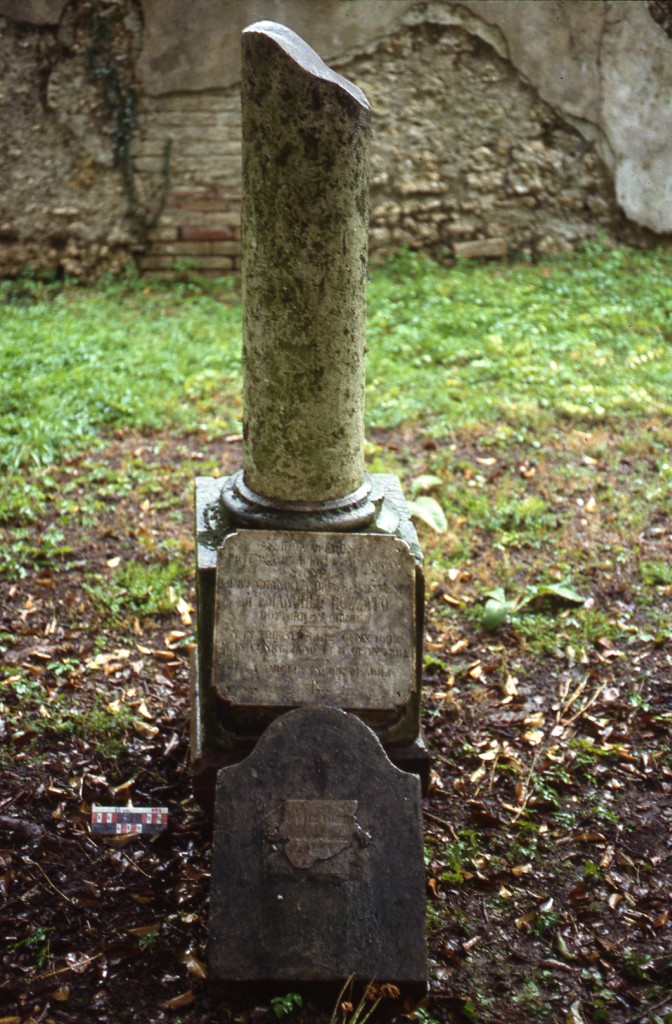 cippo funerario - ambito ebraico (XIX)