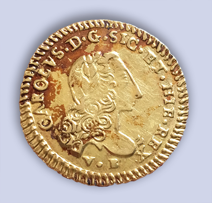 moneta - oncia (metà sec. XVIII d.C)