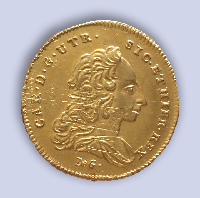 moneta - 6 ducati (metà sec. XVIII d.C)