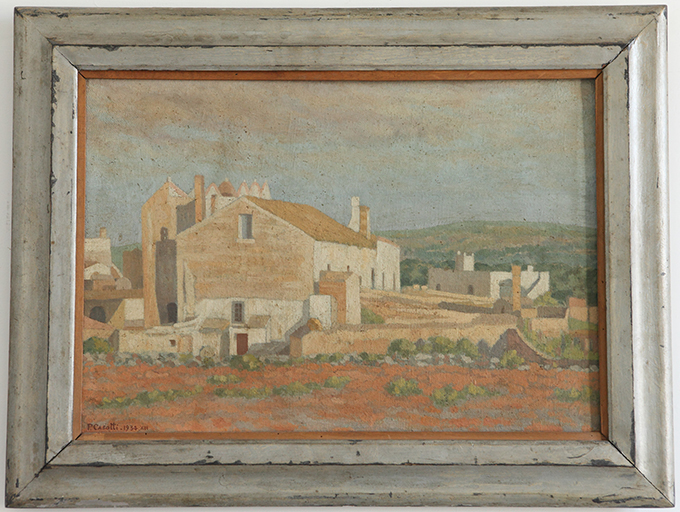 Paesaggio (dipinto) di Casotti Pietro (sec. XX d.C)