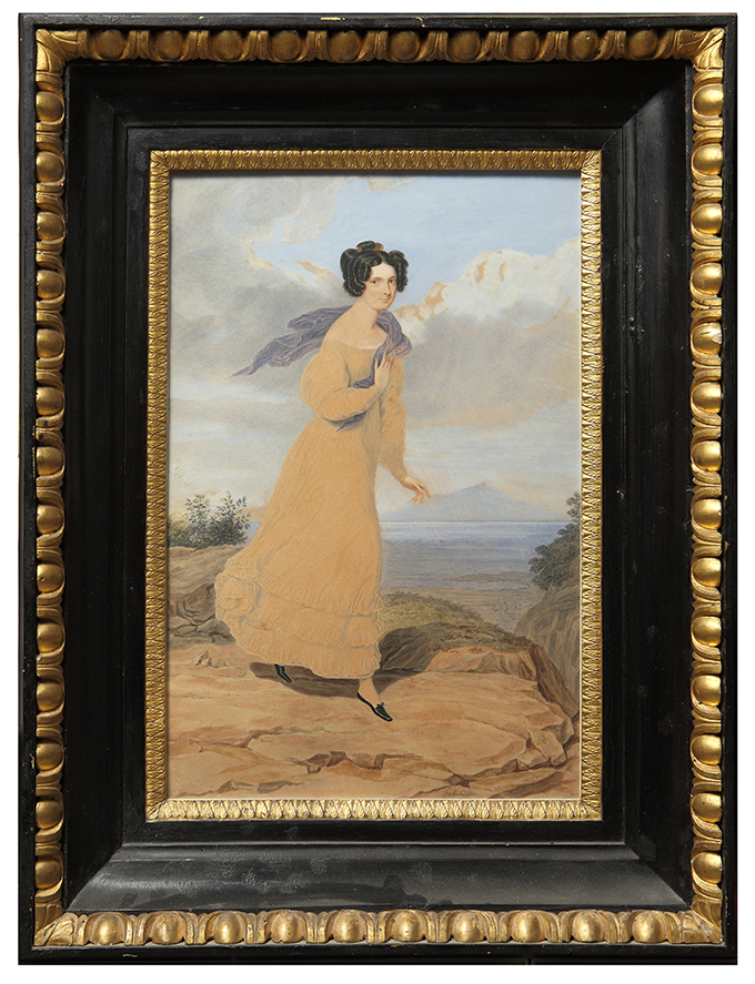 Figura di donna (dipinto) - ambito europeo (sec. XX d.C)
