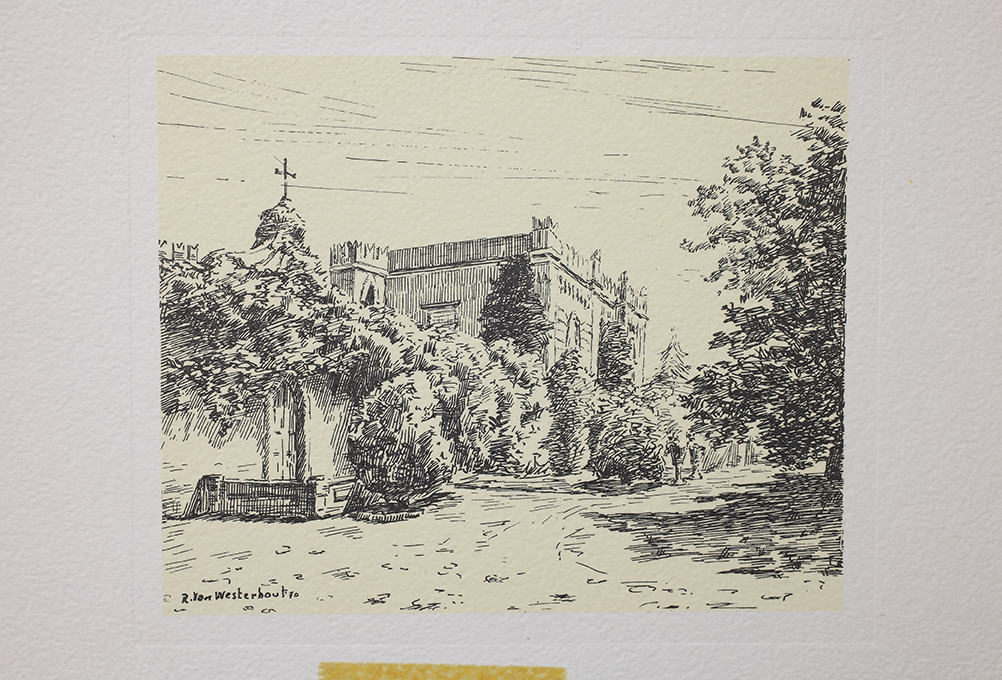 Gioia del Colle. Villa V. Cassano, Gioia del Colle. Villa (stampa) di Van Westerhout Raffaele (sec. XX)