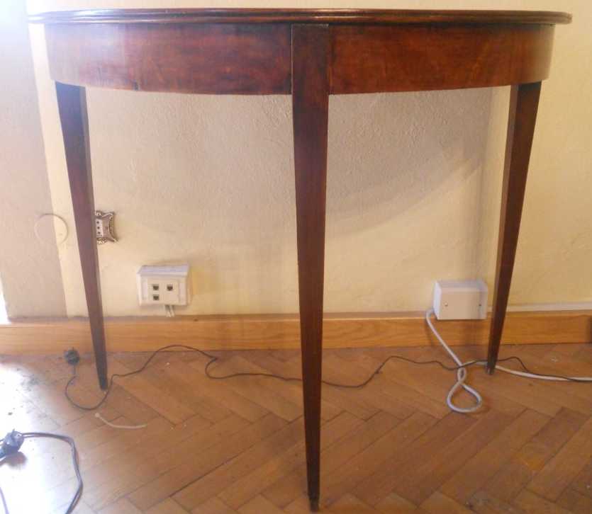 console table - ambito italiano (sec. XIX)