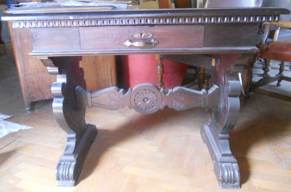 scrivania - ambito italiano (fine/inizio secc. XIX/ XX)