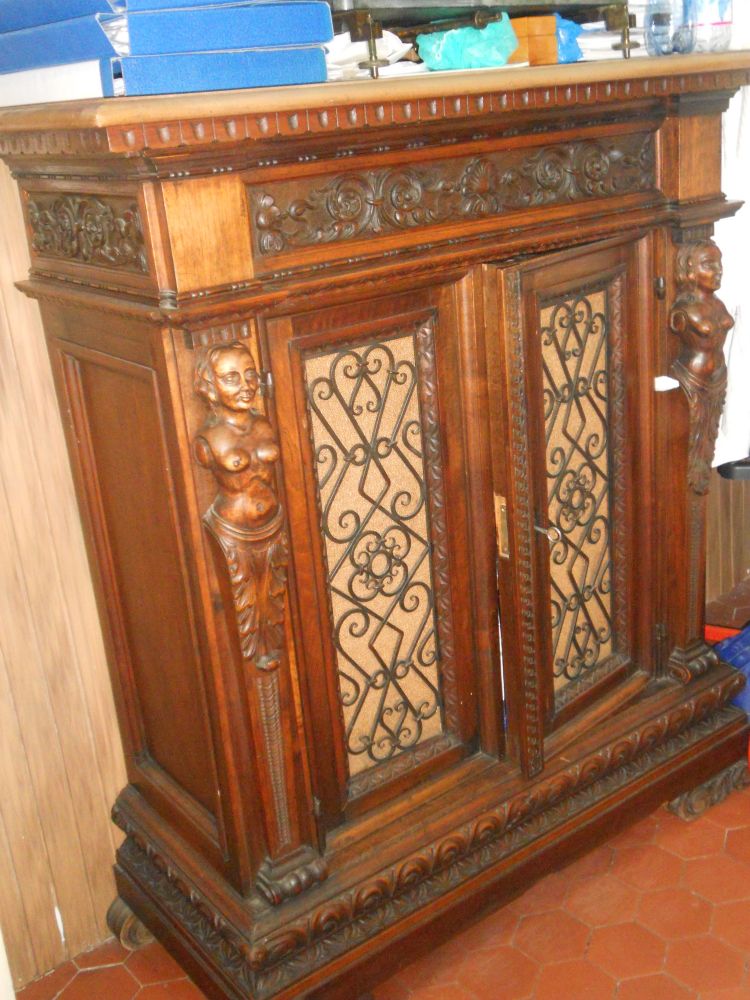 credenza - ambito italiano (fine/inizio secc. XIX/ XX)