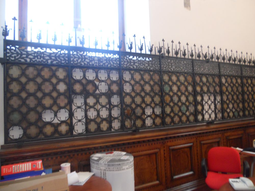 bancone da farmacia - ambito toscano (primo quarto sec. XX)