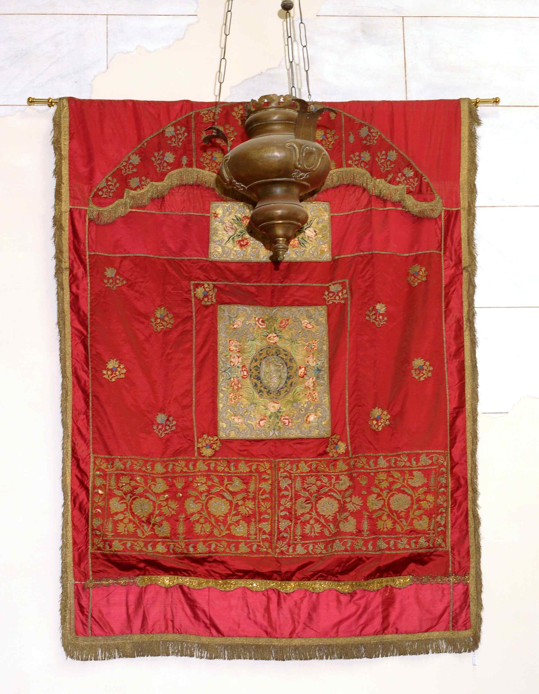 parochet - manifattura africana, manifattura italiana (sec. XVIII, sec. XX)