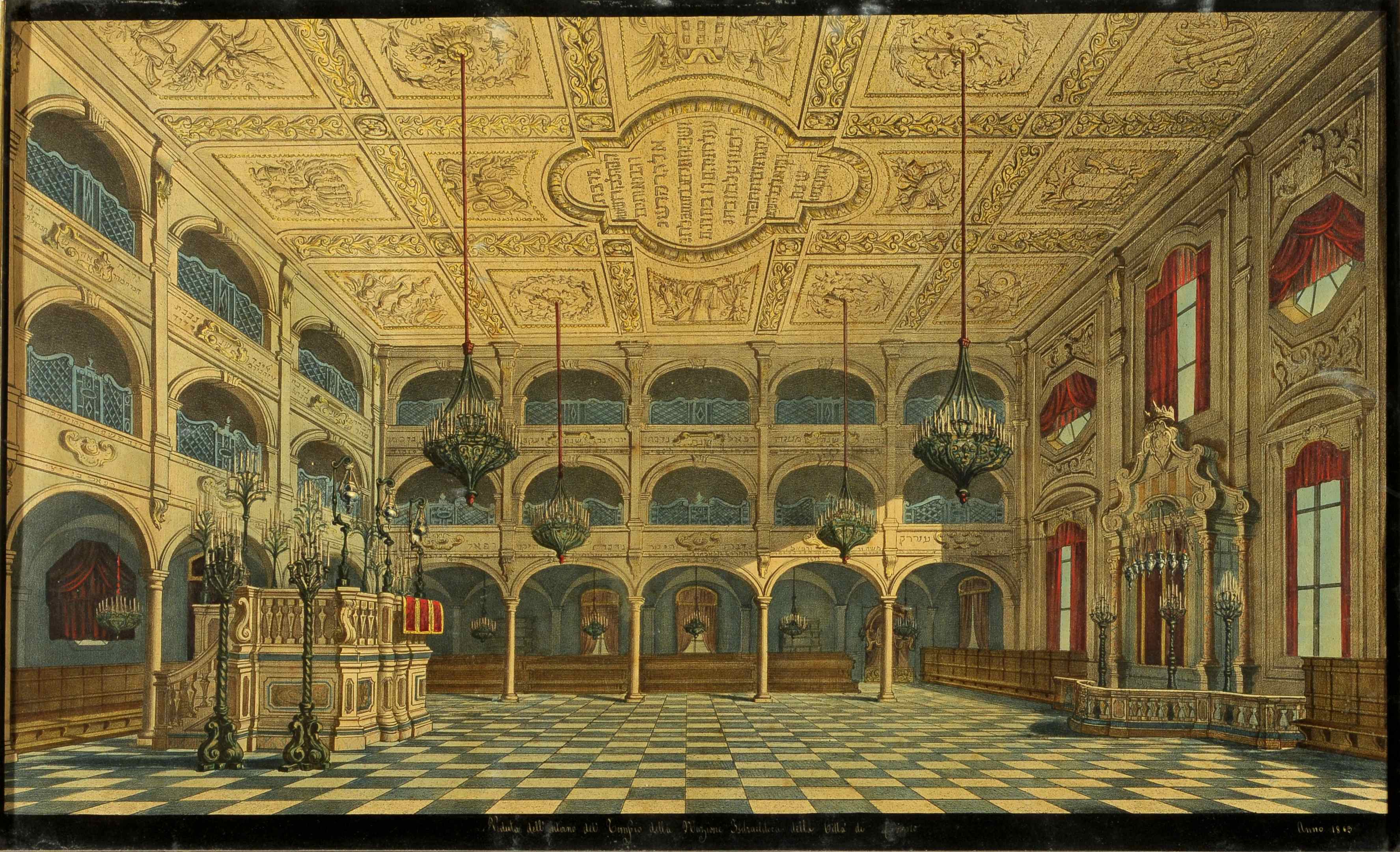 decorazione pittorica - manifattura livornese (sec. XIX)