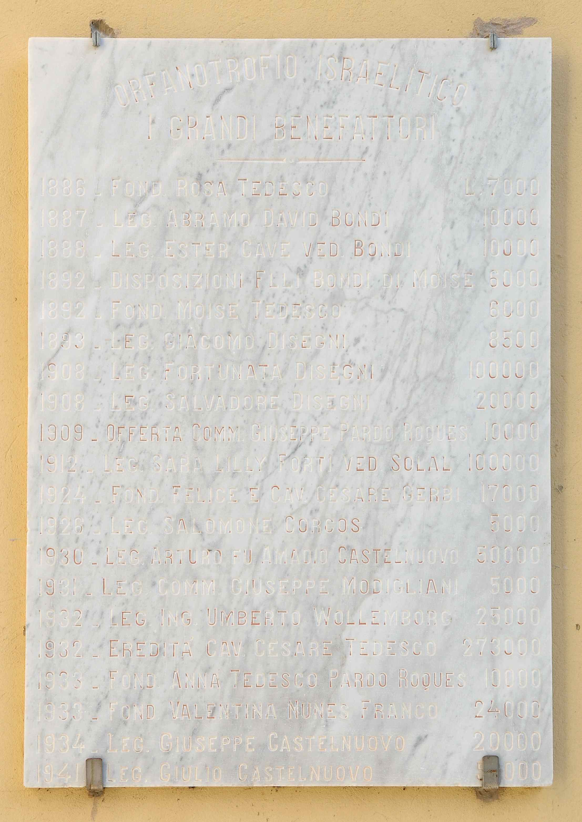 lapide - manifattura livornese (sec. XX)