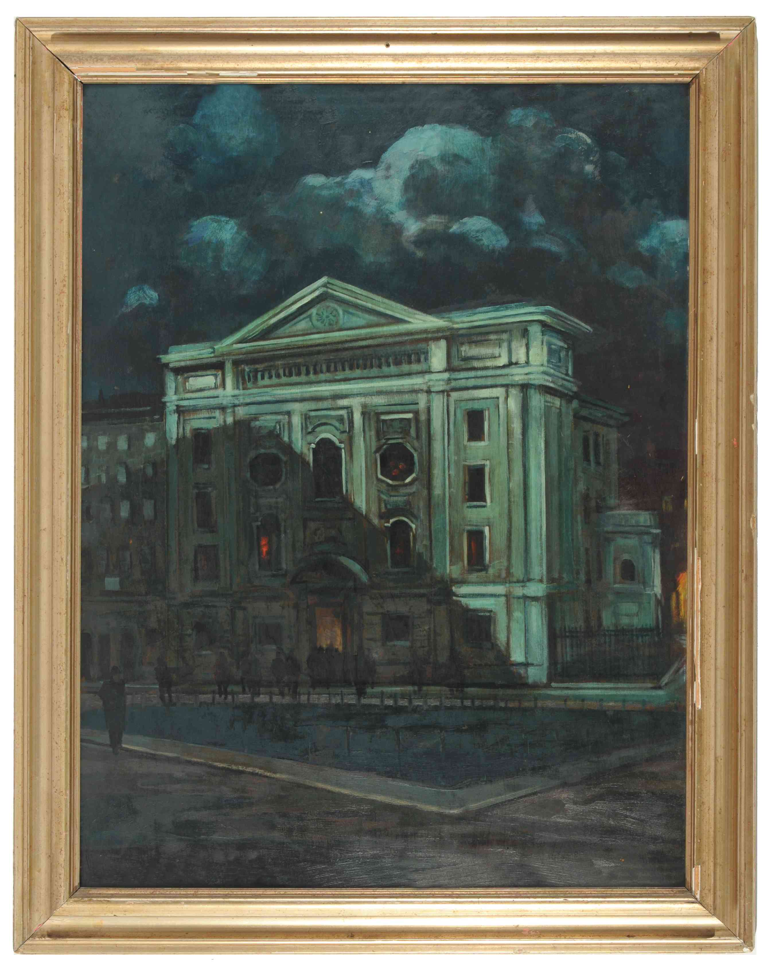 dipinto - manifattura livornese (sec. XX)