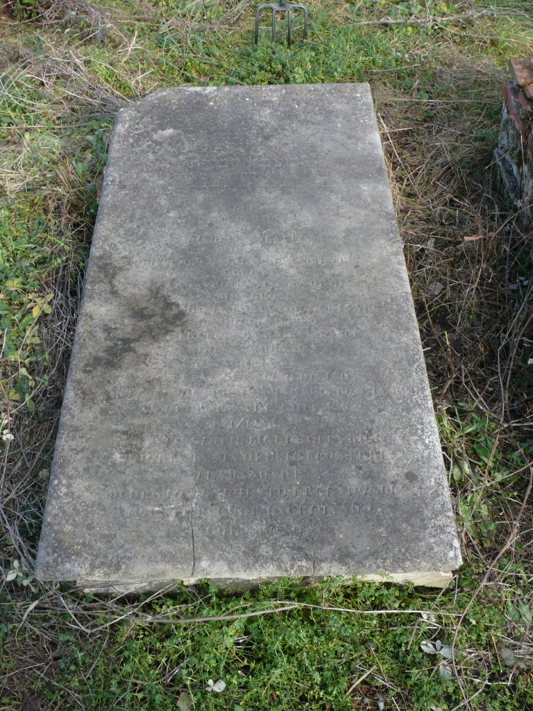 lastra tombale - ambito livornese (sec. XIX)