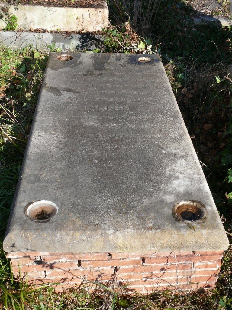 lastra tombale - ambito livornese (sec. XIX)