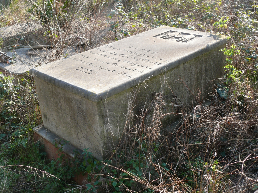 lastra tombale - ambito livornese (sec. XIX)