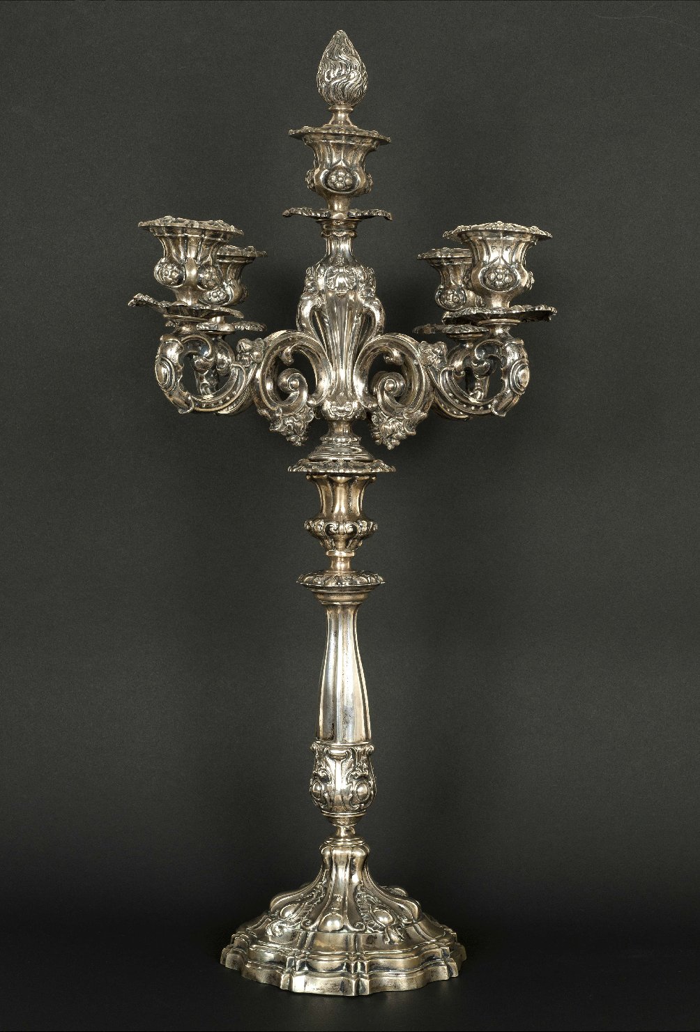 candelabro, coppia di Ceppi Francesco (sec. XIX)